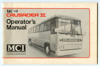 MC-9 Crusader II Operator's Manual