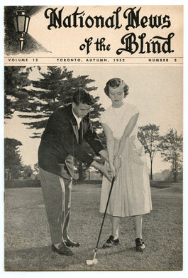National News of the Blind, Autumn 1952