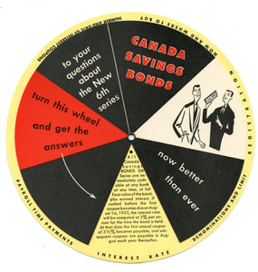 Canada Savings Bonds &#34;wheel&#34;