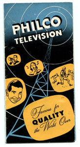 Philco Television flyer