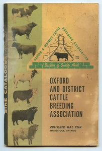 Oxford and District Cattle Breeding Association sire catalogue