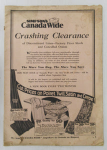 Simpson's Canada Wide Crashing Clearance of Discontinued Lines-Factory Floor Stock and Cancelled Orders