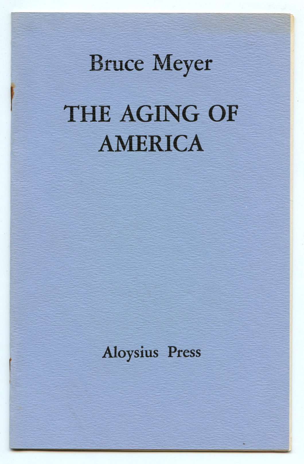 The Aging of America