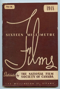 A Classified List of Educational 16 mm. Films: Supplement to the 1947 Catalogue