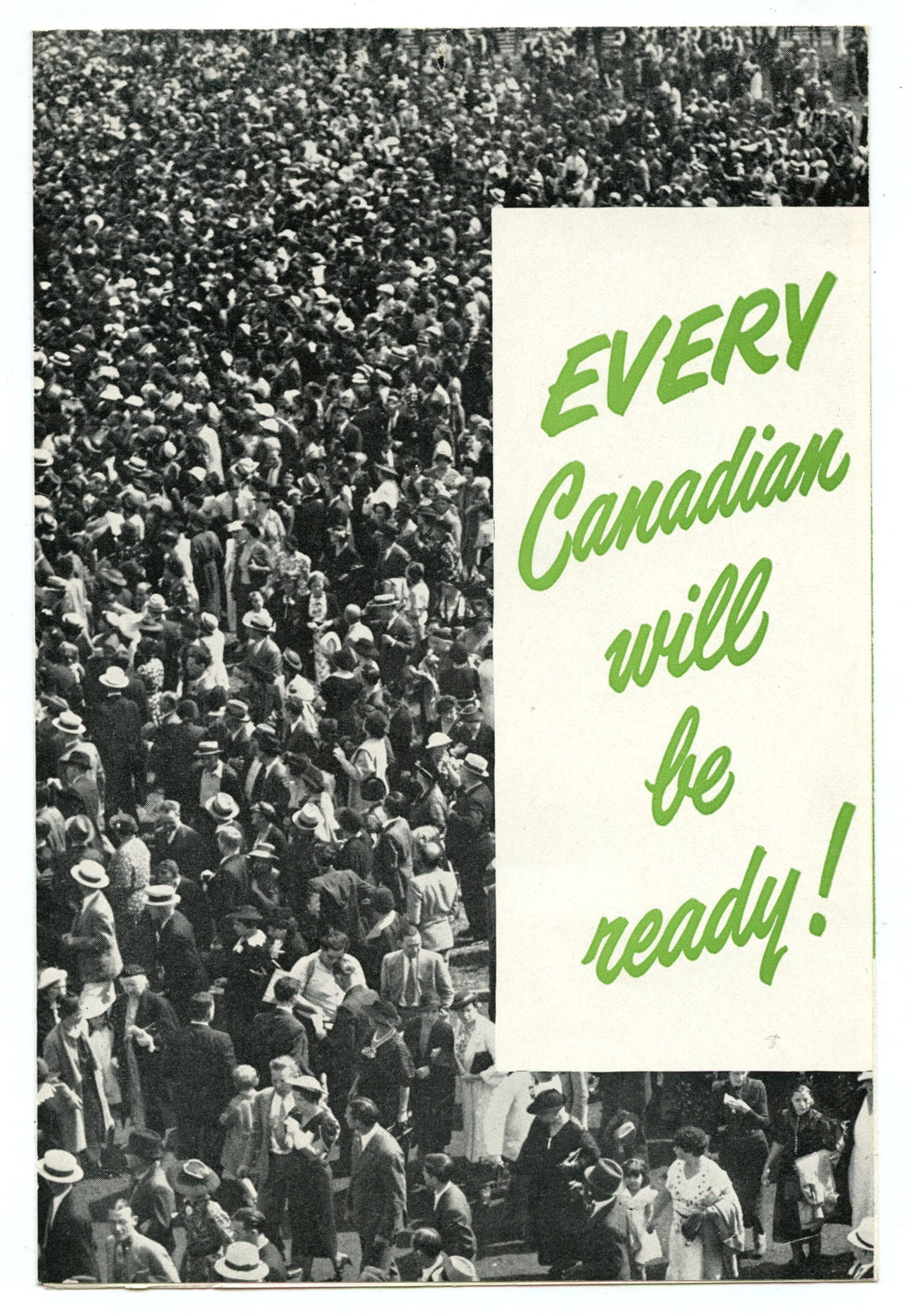 Every Canadian will be ready! (Canada Savings Bonds flyer)