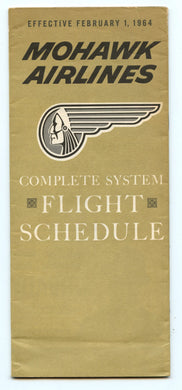 Mohawk Airlines Complete System Flight Schedule