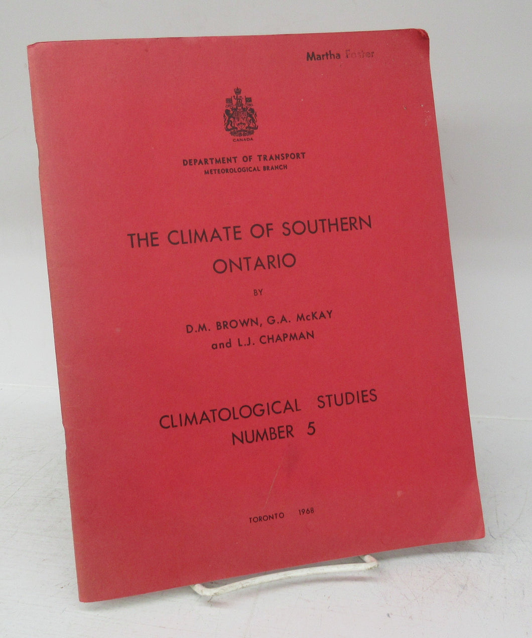 The Climate of Southern Ontario