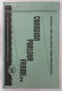 Canadian Parlour Frame Ltd. catalogue