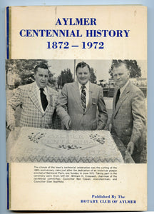 Aylmer Centennial History 1872-1972