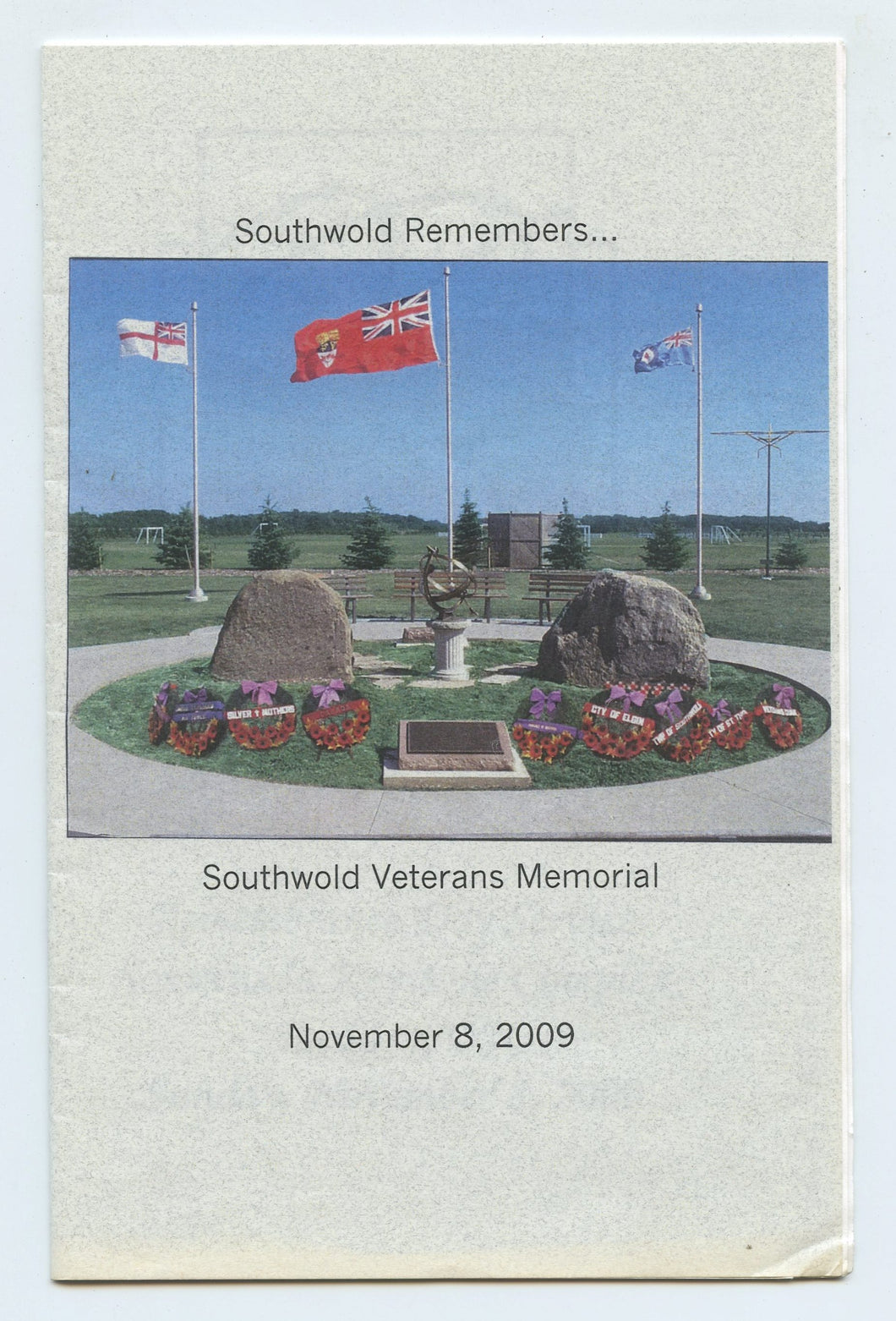 Southwold Remembers ... Southwold Veterans Memorial