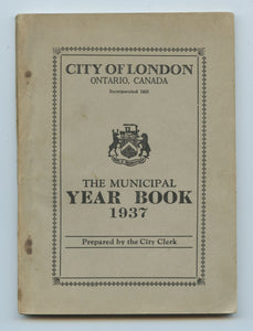 London Ontario Municipal Year Book 1937