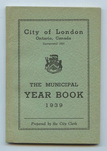 London Ontario Municipal Year Book 1939