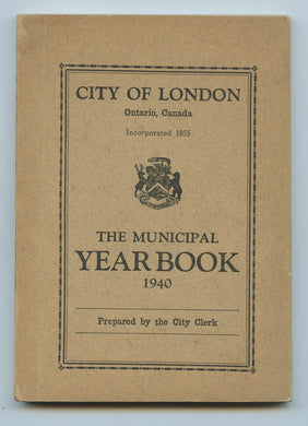 London Ontario Municipal Year Book 1940