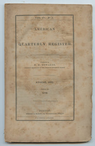 Quarterly Register of the American Education Society, August 1831