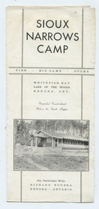 Sioux Narrows Camp flyer