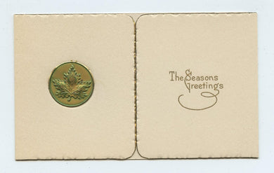 Maple Leaf Christmas card