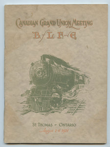 Canadian Grand Union Meeting B.L.F. & E.