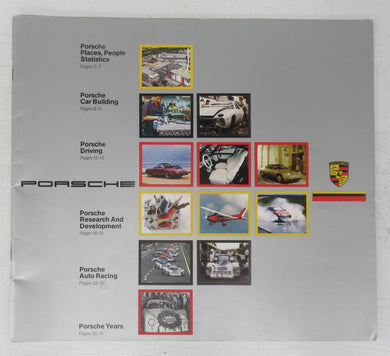 Porsche sales brochure