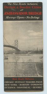 The New Route between Detroit & Border Cities via Ambassador Bridge