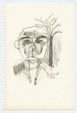 Self-portrait by poet Steven Osterlund