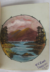Autograph album of Mary Jane Bevan, J.C.A.C., Carmarthen?, Wales