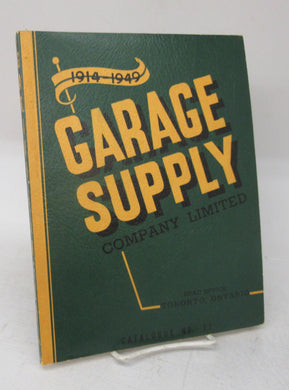 Garage Supply Co. Ltd. Wholesale Automotive Supples catalogue 1949