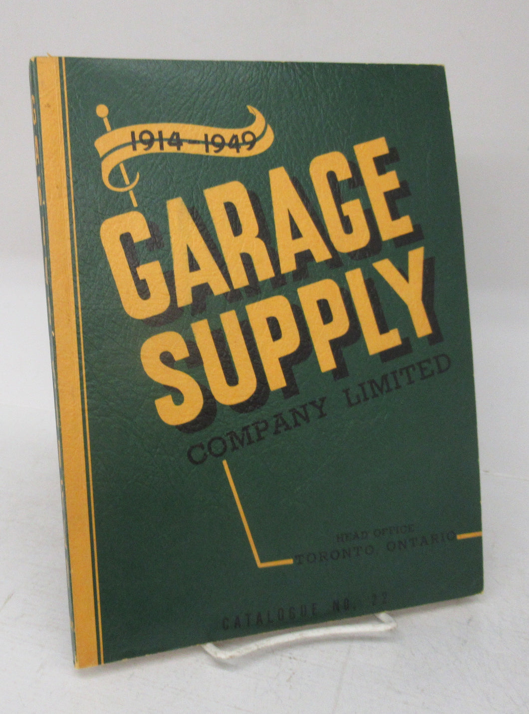 Garage Supply Co. Ltd. Wholesale Automotive Supples catalogue 1949