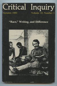 Critical Inquiry, Autumn 1985: &#34;Race,&#34; Writing, and Difference