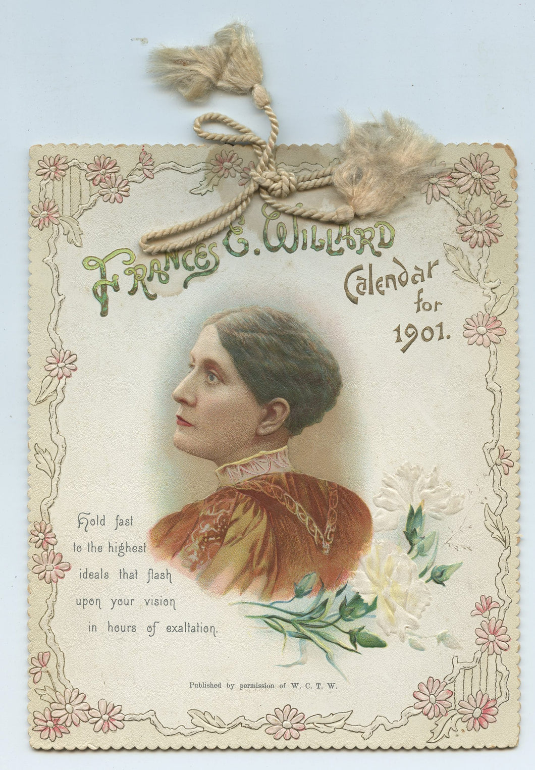 Frances E. Willard Calendar for 1901