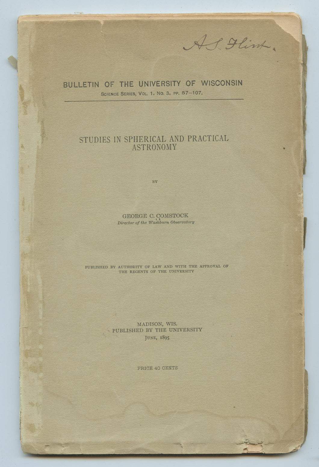Studies in Spherical and Practical Astronomy