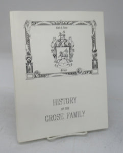 History of the Grose Family