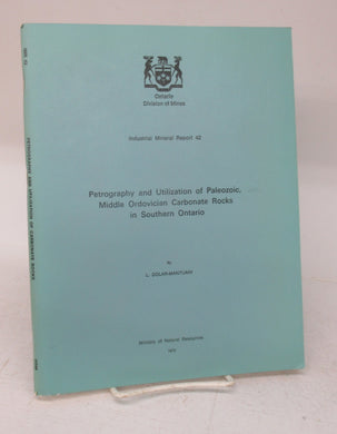 Petrography and Utilization of Paleozoic, Middle Ordovician Carbonate Rocks in Southern Ontario