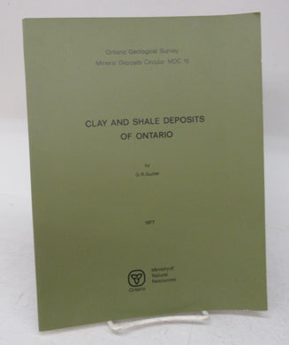 Clay and Shale Deposits of Ontario