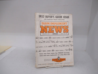 Farm Implement News Buyer's Guide Issue, 1952