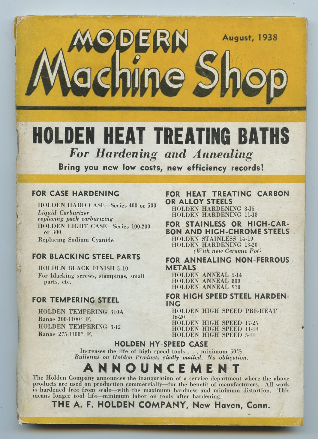 Modern Machine Shop, August 1938