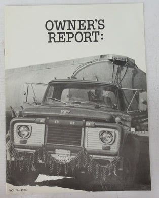 Ford Motor Company of Canada Ford Truck Owner's Report, Vol. 3, 1966