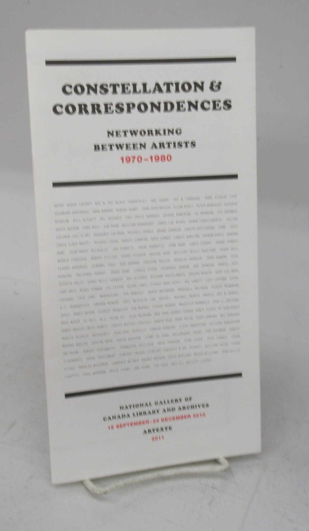 Constellation & Correspondences: Networking Between Artists 1970-1980