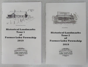 Historical Landmarks of Former Lobo Township. Tours 1 & 2