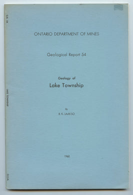 Geology of Lake Township, Hastings County