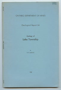 Geology of Lake Township, Hastings County
