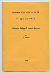 Pleistocene Geology of the Galt Map-Area