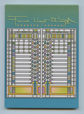 Frank Lloyd Wright themed notepad