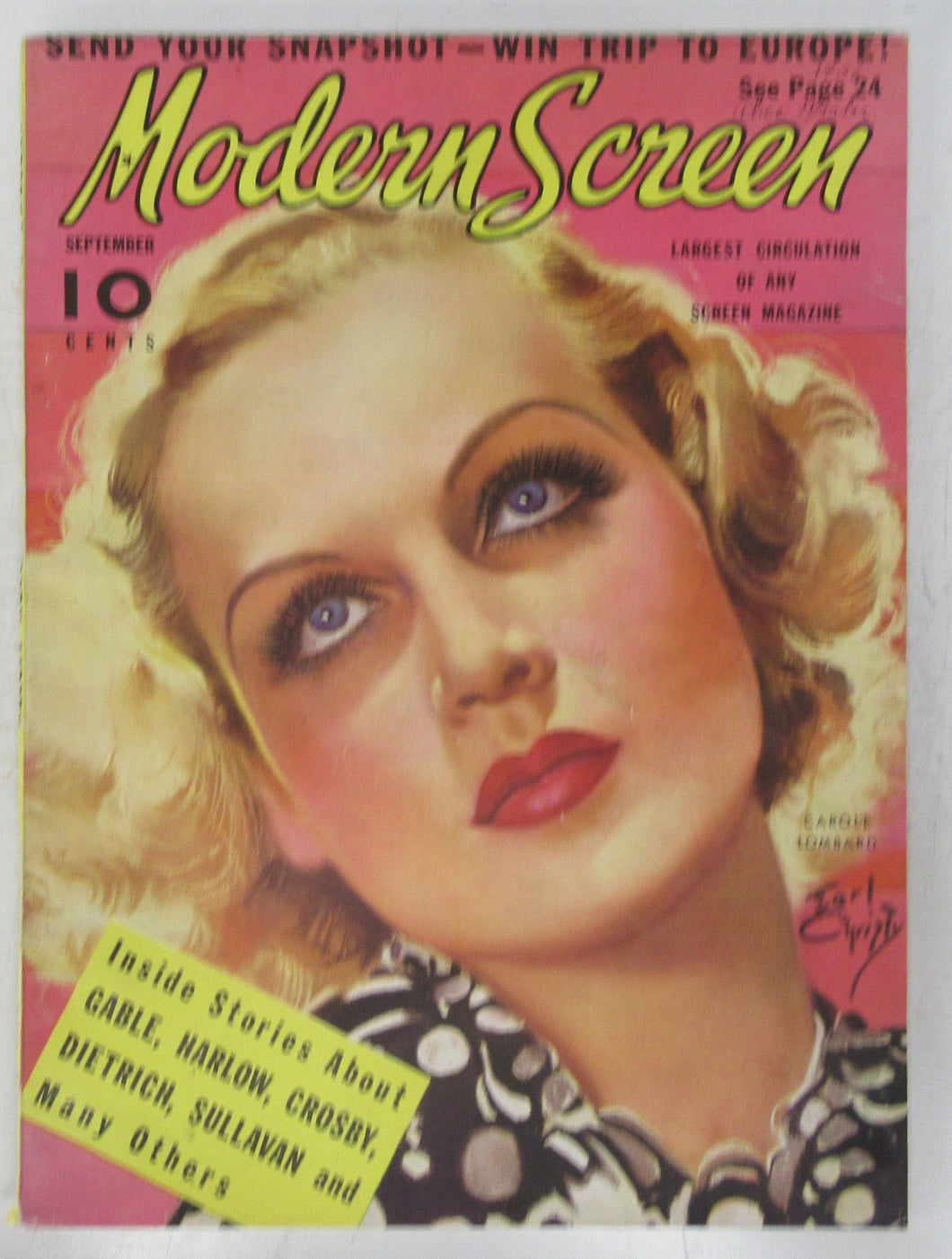 Modern Screen, September 1936