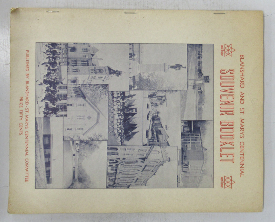 Blanshard and St. Marys Centennial Souvenir Booklet