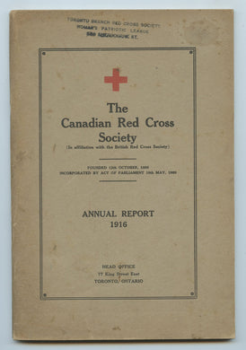 The Canadian Red Cross Society, Annual Report