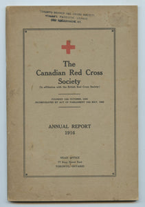 The Canadian Red Cross Society, Annual Report