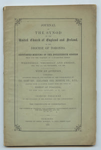 Journal of The Synod of the United Church of England & Ireland in the Diocese of Toronto.
