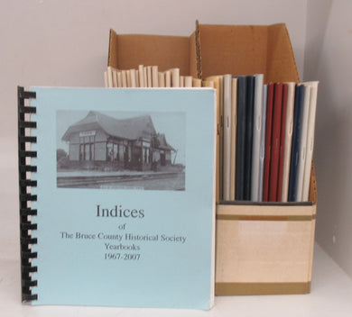 The Bruce County Historical Society Yearbook 1967-97, 2000-02, 2006-07 + Index