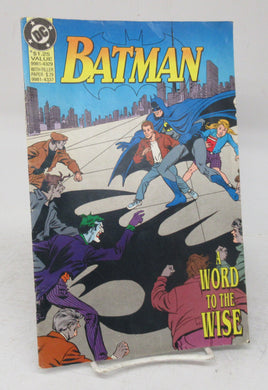 Batman: A Word to the Wise