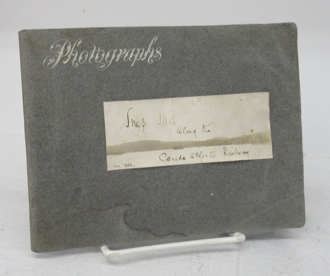 Photograph Album of Canada Atlantic Railway
